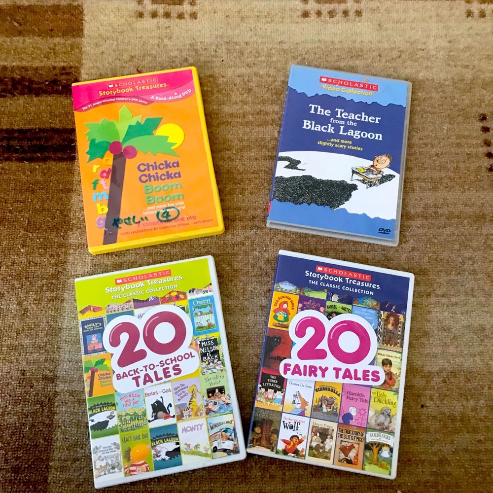 Scholastic dvd set of 4